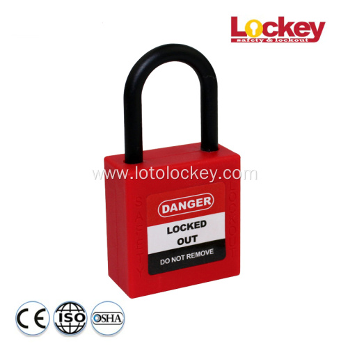 25mm Mini Nylon Shackle LOTO Mini Safety Padlock